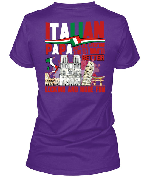 Italian Papa T Shirt, Smarter Looking T Shirt