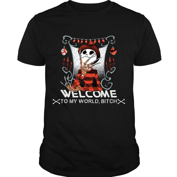 A black t-shirt with the shopify logo