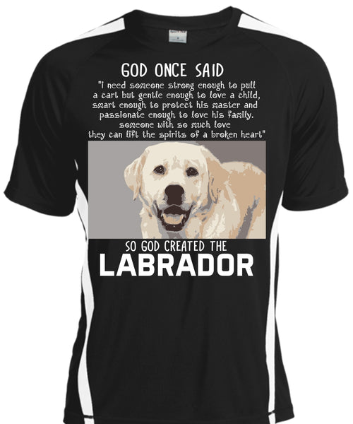 A black t-shirt with the shopify logo