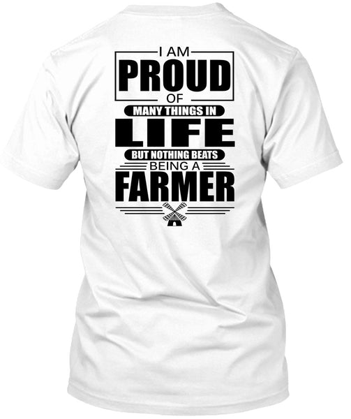 A black t-shirt with the shopify logo