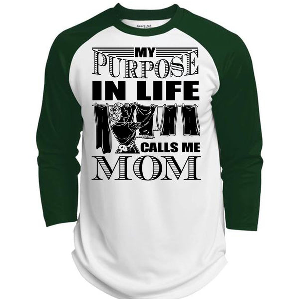 My Purpose In Life T Shirt, I Love Mom T Shirt, Awesome T-Shirts  (Polyester Game Baseball Jersey)