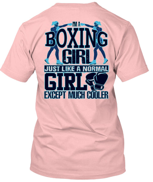 I'm A Boxing Girl T Shirt, I Love Boxer T Shirt