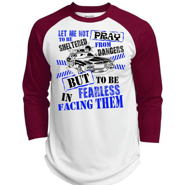 To Be Fearless In Facing Them T Shirt, I Love Police T Shirt, Awesome T-Shirts  (Polyester Game Baseball Jersey)