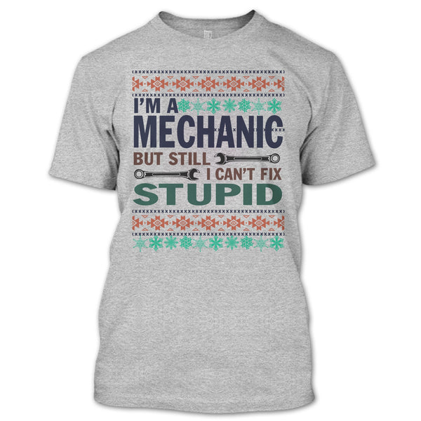 I'm A Mechanic T Shirt, Merchanic Merry Christmas T Shirt