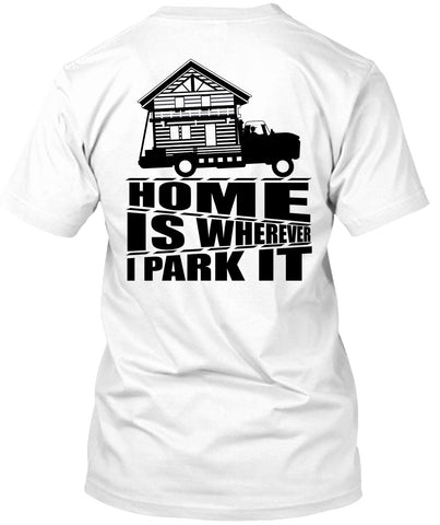 A black t-shirt with the shopify logo