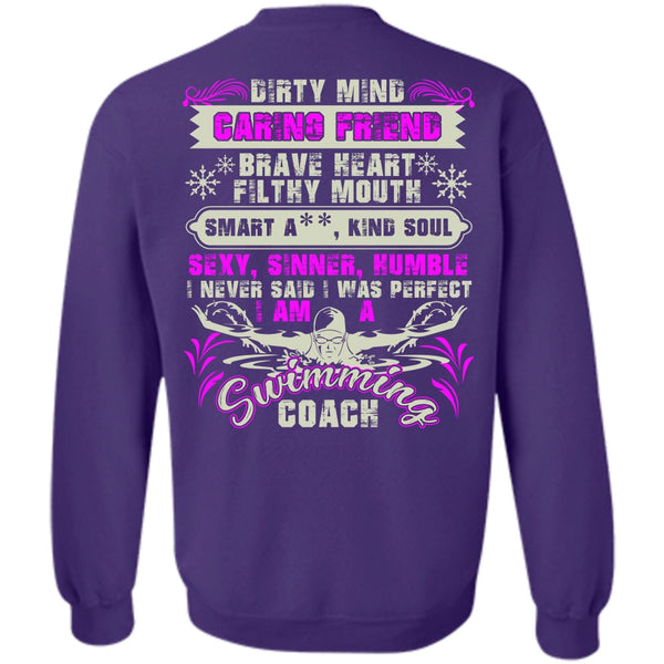 Dirty Mind Caring Friend T Shirt, I Love Swimming Sweatshirt