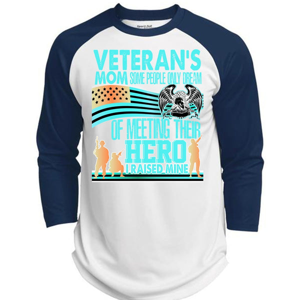 Veteran's Mom T Shirt, I Love Veteran T Shirt, Awesome T-Shirts  (Polyester Game Baseball Jersey)