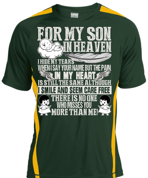 For My Son In Heaven T Shirt, Pain In My Heart T Shirt, Cool Shirt