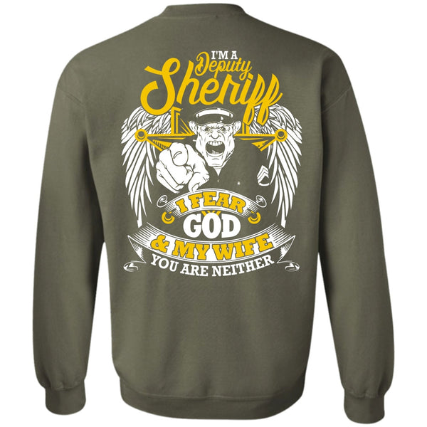 I Fear God And My Wife T Shirt, I Love Police Sweatshirt