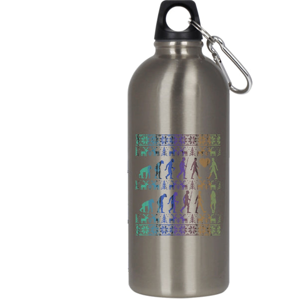 Cute Couple 20 oz Stainless Steel Bottle,Christmas Gift For Couple Outdoor Sports Water Bottle