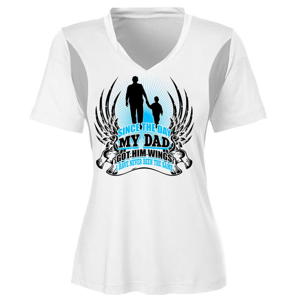 Since The Day My Dad Got Him Wings T Shirt, I Love Dad T Shirt, Awesome T-Shirts