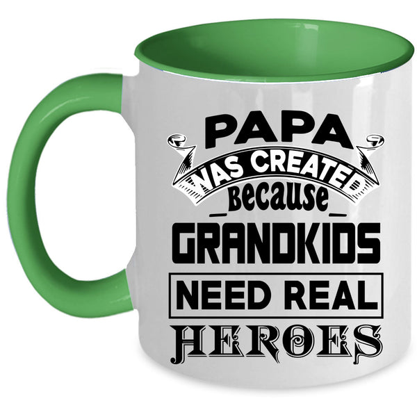 Awesome Gift For Papa Coffee Mug, Papa Accent Mug