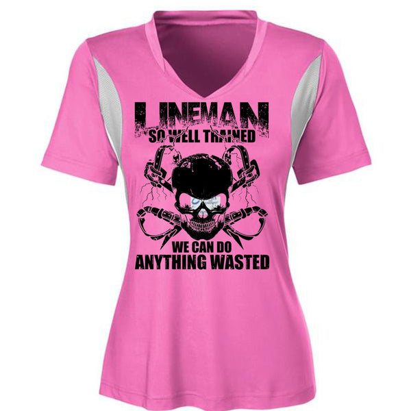 Lineman So Well Trained T Shirt, I Love Lineman T Shirt, Awesome T-Shirts