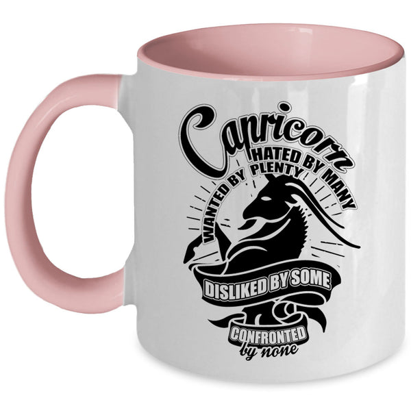 Awesome Capricorn Coffee Mug, Capricorn Wanted By Plenty Accent Mug