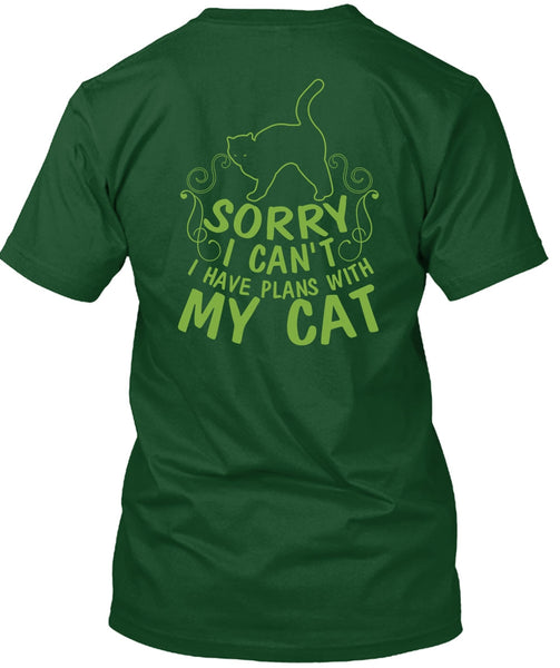 I Have Plans With My Cat T Shirt, I Love Cat T Shirt