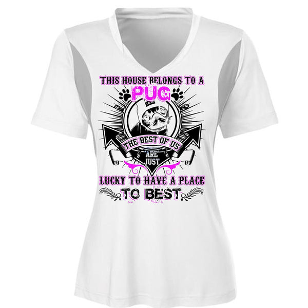 This House Belongs To A Pug T Shirt, I Love Pug T Shirt, Awesome T-Shirts