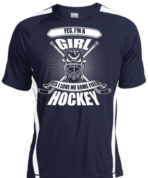 I'm A Girl T Shirt, I Love Me Some Field Hockey T Shirt, Cool Shirt