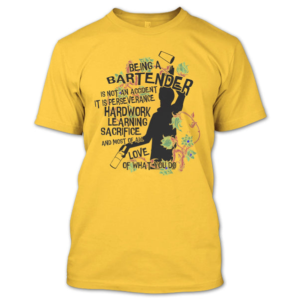 Being A Bartender T Shirt, Coolest Bartender T Shirt