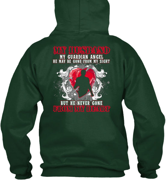 My Husband My Guardian Angel T Shirt, From My Heart T Shirt