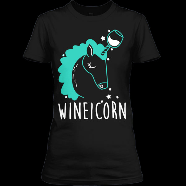 A black t-shirt with the shopify logo