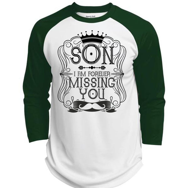 I Am Forever Missing You T Shirt, I Love Son T Shirt, Awesome T-Shirts  (Polyester Game Baseball Jersey)