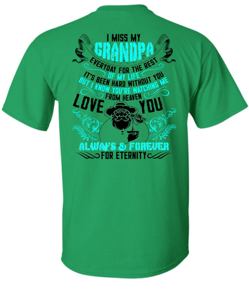 I Miss My Grandpa T Shirt, I Love Grandpa T Shirt