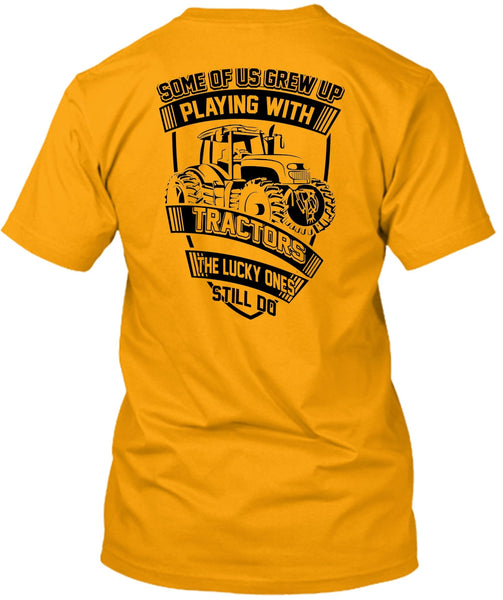 Playing With Tractors T Shirt, I Love Trucking T Shirt