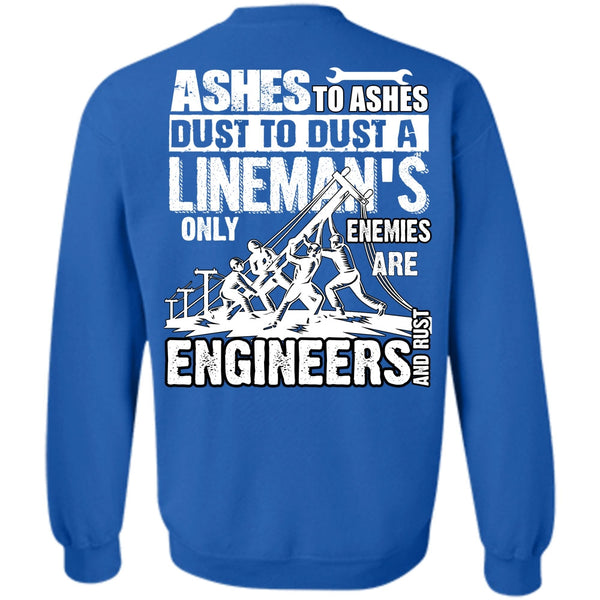 Engineers And Rust T Shirt, I Love Lineman Sweatshirt
