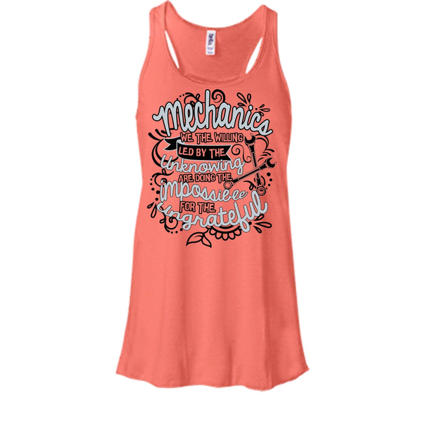 Mechanic We The Willing T Shirt, Gift For Mechanic Tank Top