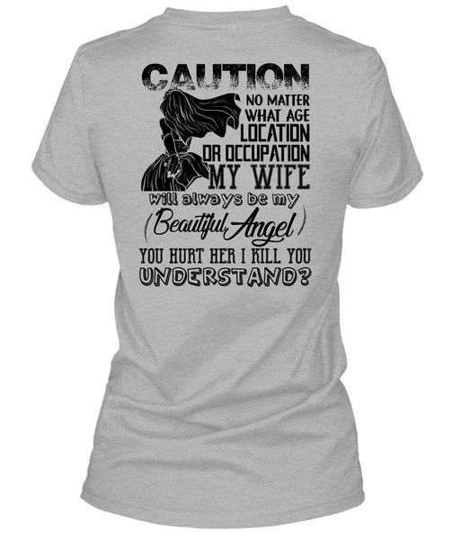Location Or Occupation My Wife T Shirt, I Love Husband T Shirt