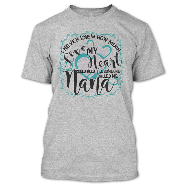 How Much Love My Heart T Shirt, Gift For Nana T Shirt