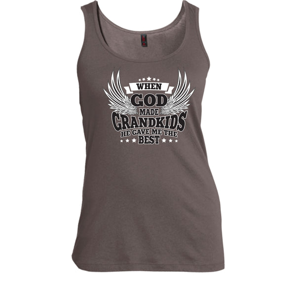 When God Made Grandkids T Shirt, He Gave Me The Best T Shirt, Cool T Shirt