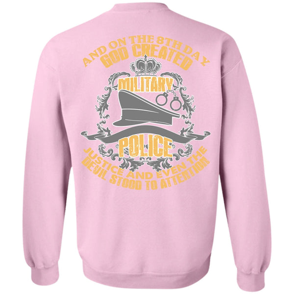 I Love Police T Shirt, God Created Military Police Sweatshirt