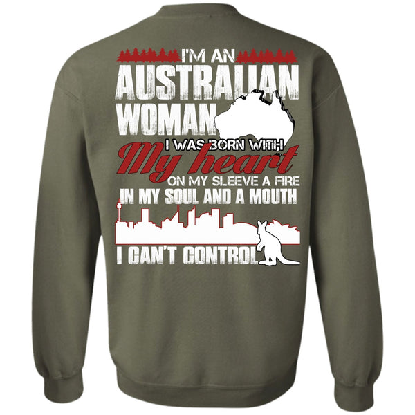 I Can't Control T Shirt, I Love Australian Sweatshirt