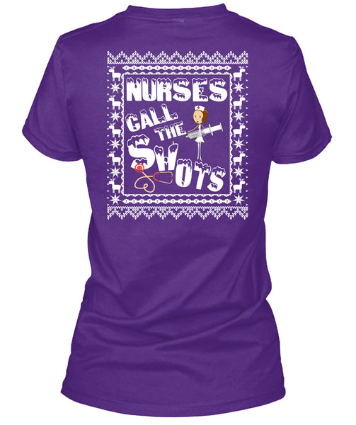 Nurses Call The Shots T Shirt, This Girl Loves Christmas T Shirt