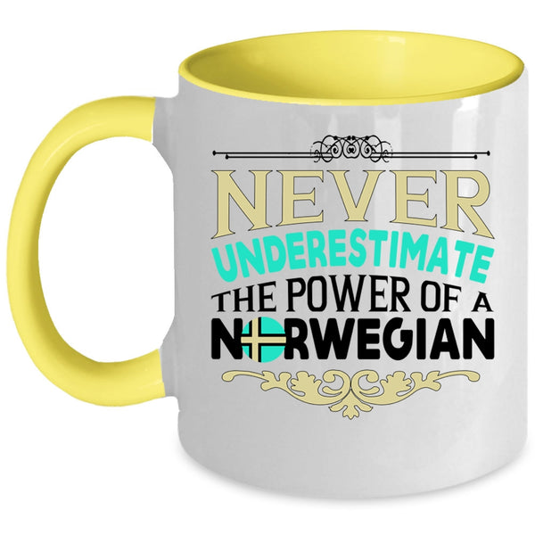 Awesome Norwegian Coffee Mug, The Power Of A Norwegian Accent Mug