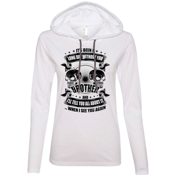 A black t-shirt with the shopify logo