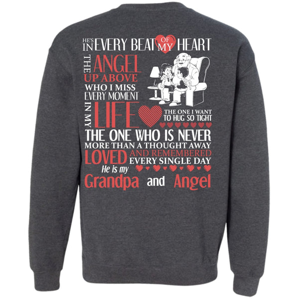 Beat Of My Heart T Shirt, I Love Grandpa Sweatshirt