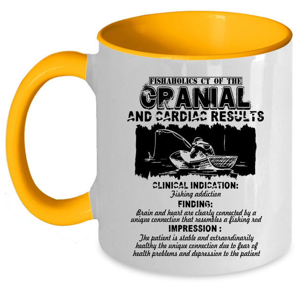 Cool Gift For Fisher Coffee Mug, Fishaholics Accent Mug