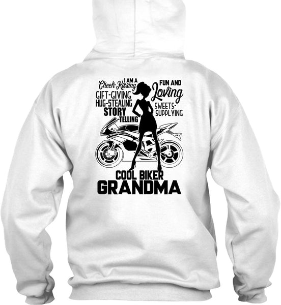 Cool Biker Grandma T Shirt, I Love Biking T Shirt