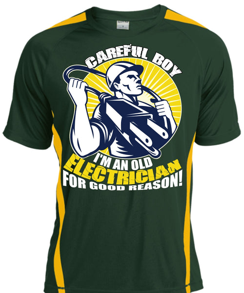 I'm An Old Electrician T Shirt, Being An Electrician T Shirt, Cool Shirt