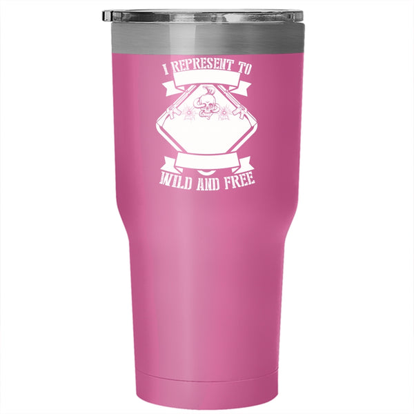 It's Time To Be Young Wild And Free Tumbler 30 oz Stainless Steel, Funny Travel Mug