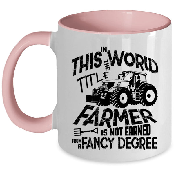 Best Farmer Ever Coffee Mug, Awesome Farmers Accent Mug