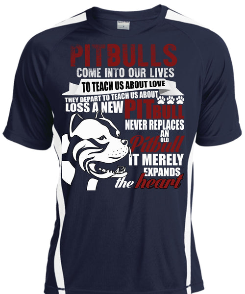 Pit Bulls Come Into Our Lives T Shirt, Loss A New Pit Bull T Shirt, Cool Shirt