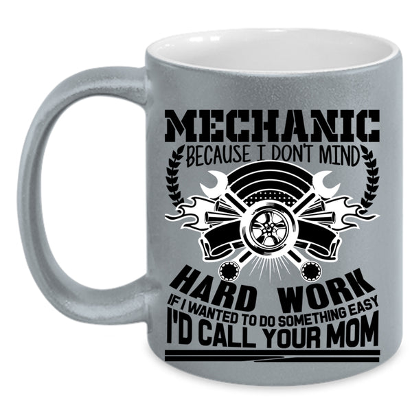 Cute Mechanics Coffee Mug, Mechanic Accent Mug