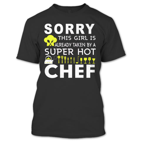 A black t-shirt with the shopify logo