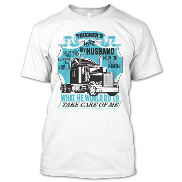 A black t-shirt with the shopify logo