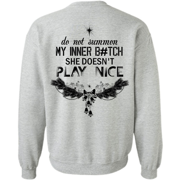 This Girl Loves Christmas T Shirt, Do Not Summon My Inner Sweatshirt