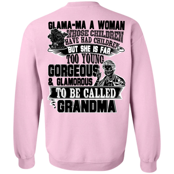 I Love Nana T Shirt, Glamorous To Be Called Grandma Sweatshirt