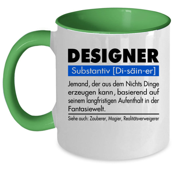 Cool Gift For Designer Coffee Mug, Designer Accent Mug